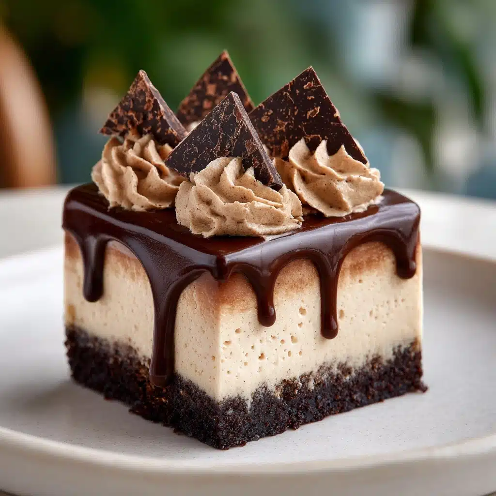 Peanut Butter Chocolate Cheesecake Recipe - Recipe Image