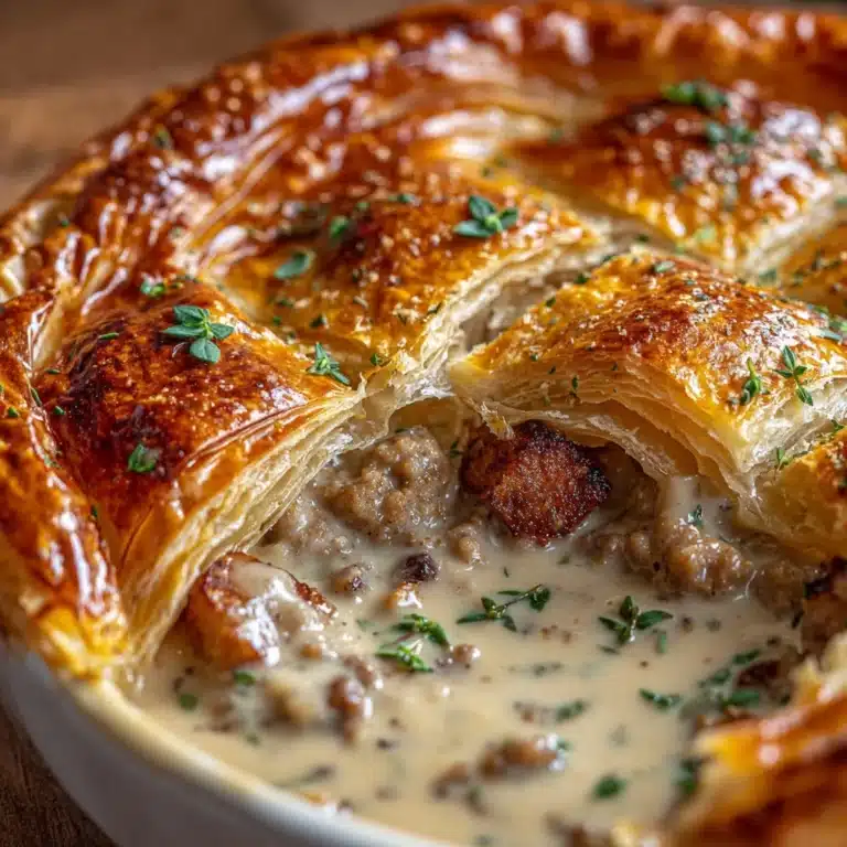 Sausage Gravy Puff Pie Recipe