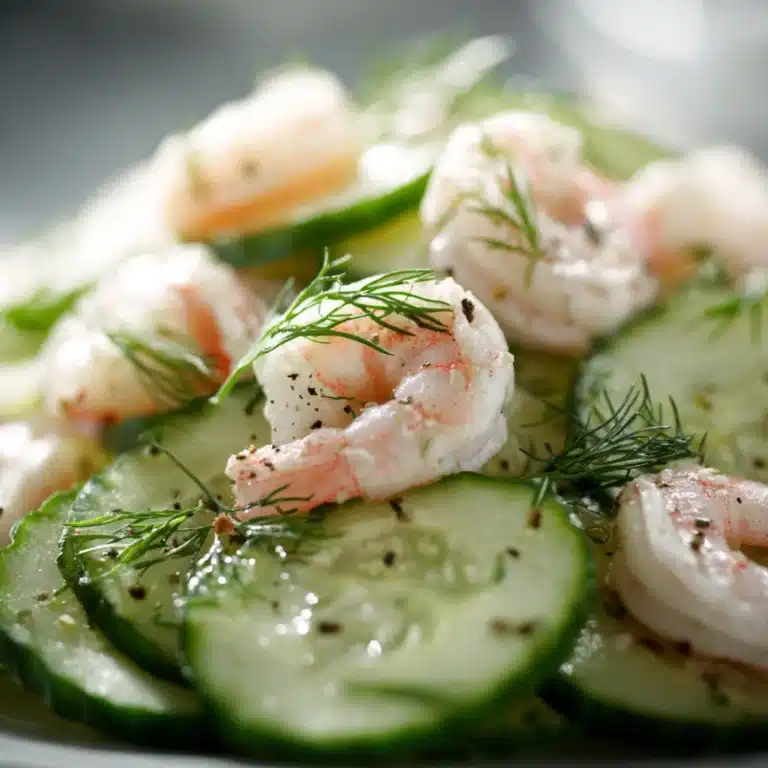 Creamy Cucumber Shrimp Salad Recipe