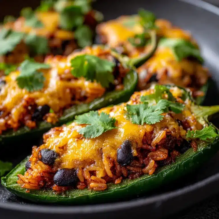 Baked Stuffed Poblano Peppers Recipe