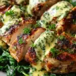 Chicken Wraps with a Garlic Cream Sauce Recipe