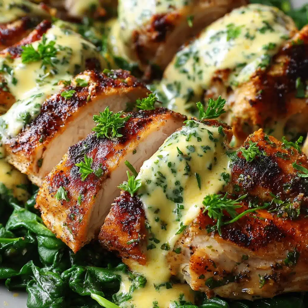 Chicken Wraps with a Garlic Cream Sauce Recipe