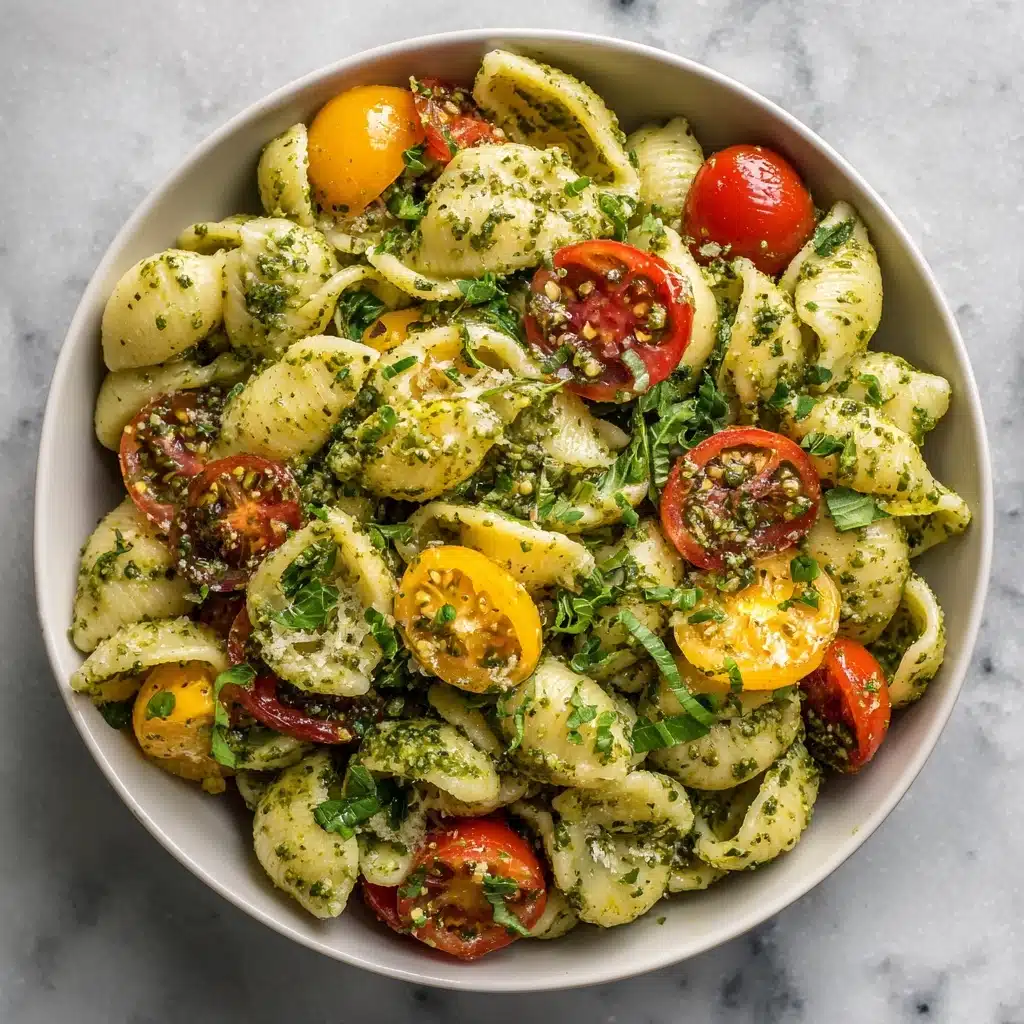 Pesto Pasta Salad Recipe - Recipe Image