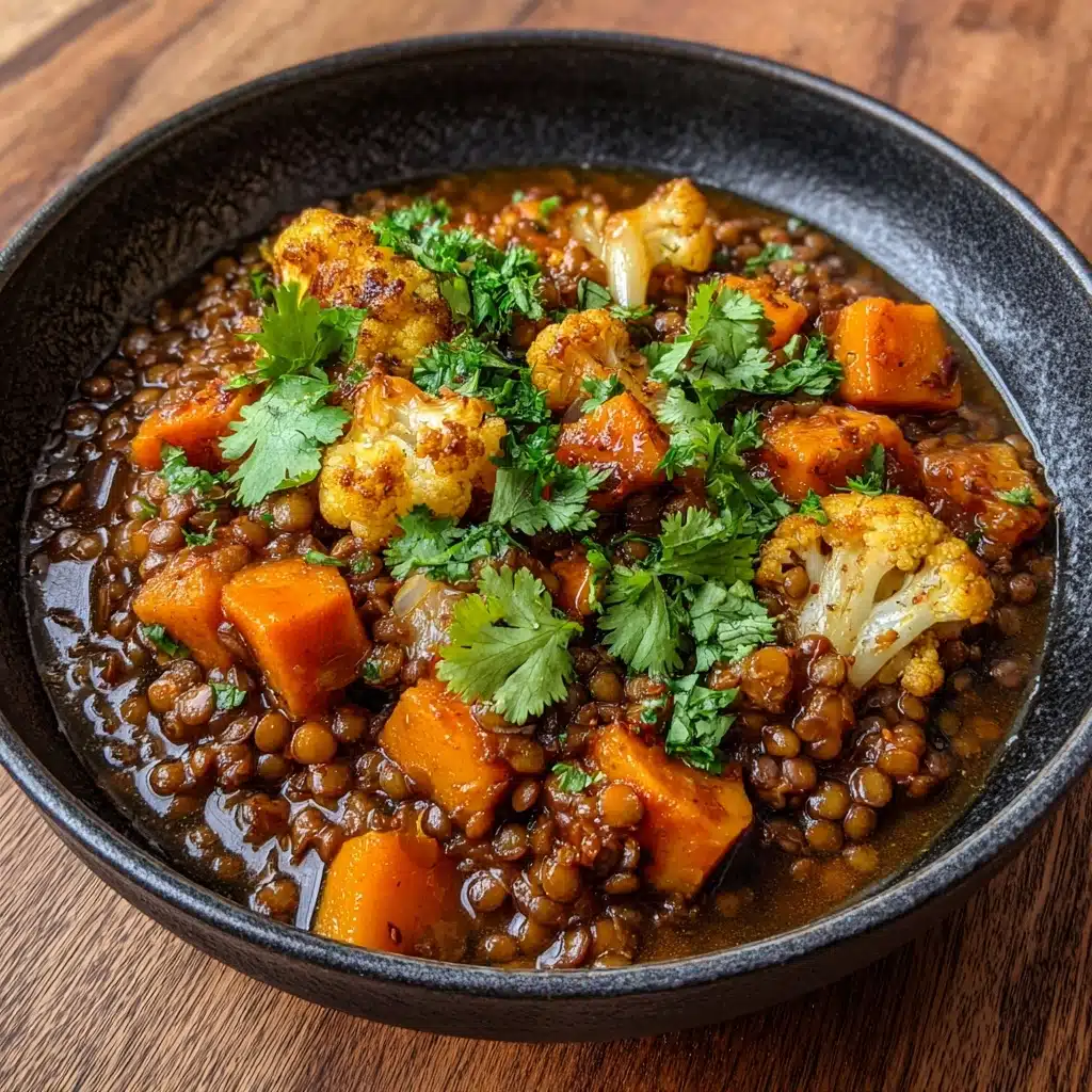 Roasted Cauliflower Lentil Curry Recipe - Recipe Image
