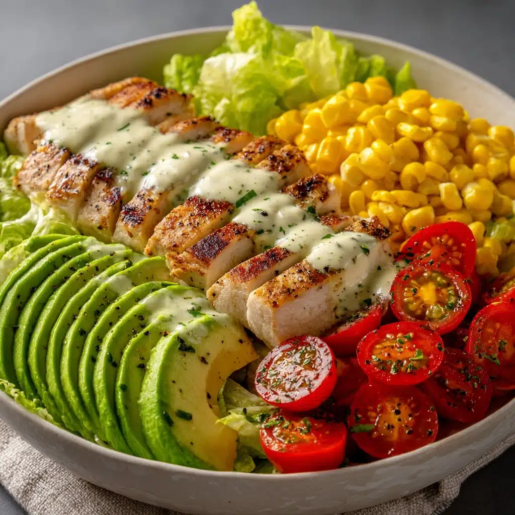 Grilled Chicken & Avocado Salad Bowl Recipe - Recipe Image