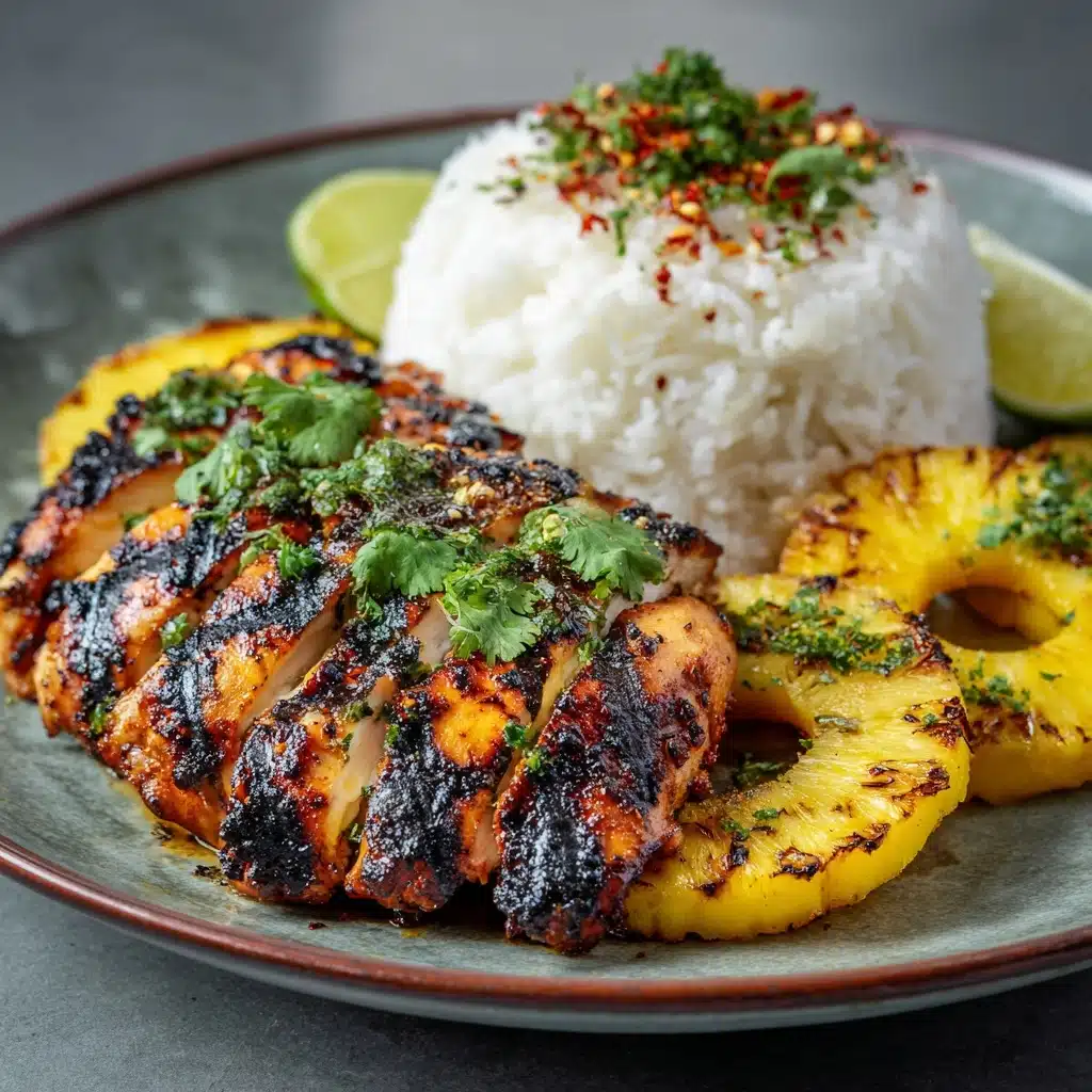 Grilled Aloha Chicken and Pineapple Recipe - Recipe Image