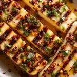 Grilled Halloumi with Honey Lime Chili Glaze Recipe