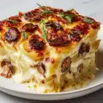 Potato and Mushroom Gratin with Gorgonzola Recipe