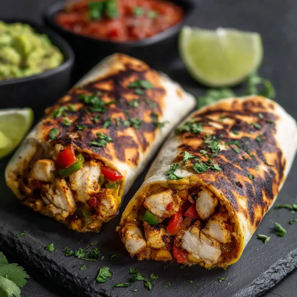 Baked Chicken Chimichangas Recipe - Recipe Image