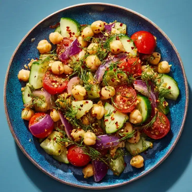 Chickpea Cucumber Salad Recipe