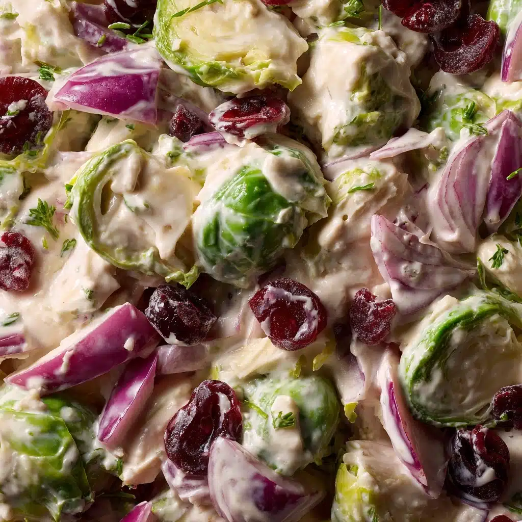 Creamy Brussels Sprouts Slaw Recipe