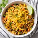 Instant Pot Weeknight Chicken and Rice Burrito Bowls Recipe