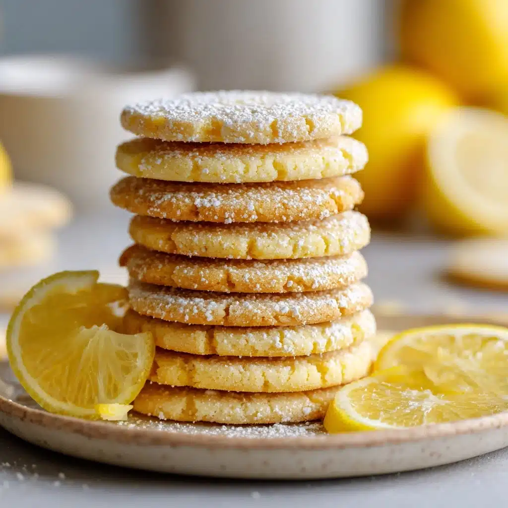 Gluten-Free Almond Flour Lemon Cookies Recipe - Recipe Image