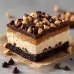 Chocolate Peanut Butter Cheesecake Bars Recipe