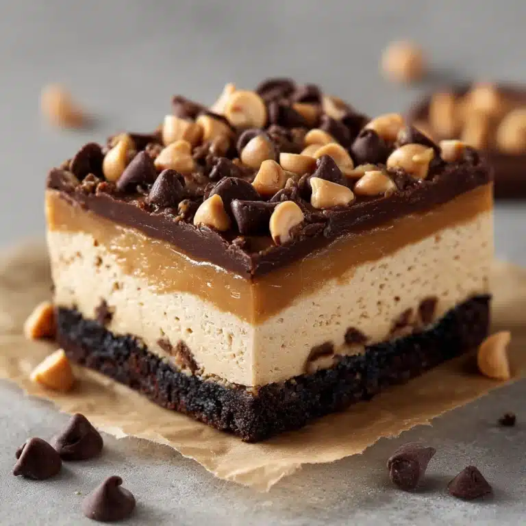 Chocolate Peanut Butter Cheesecake Bars Recipe