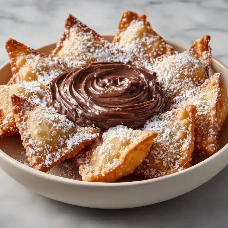 Baked Churro Chips with Chocolate Ganache Dip Recipe