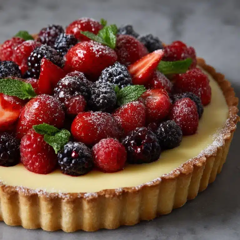 French Lemon Cream Tart Recipe