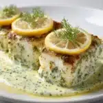 Baked Cod with Lemon-Dill Sauce Recipe