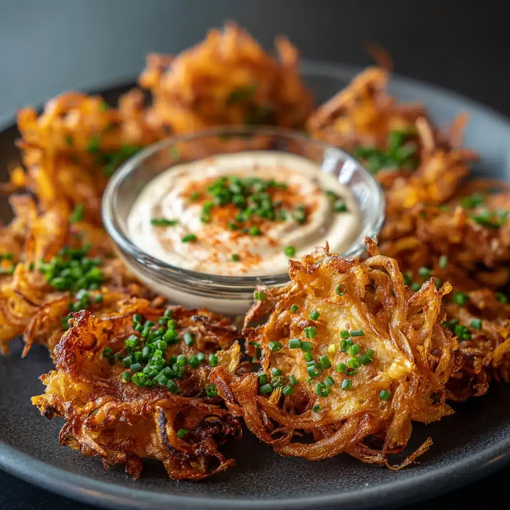 Fried Enoki Mushrooms with Chili Aioli Recipe - Recipe Image