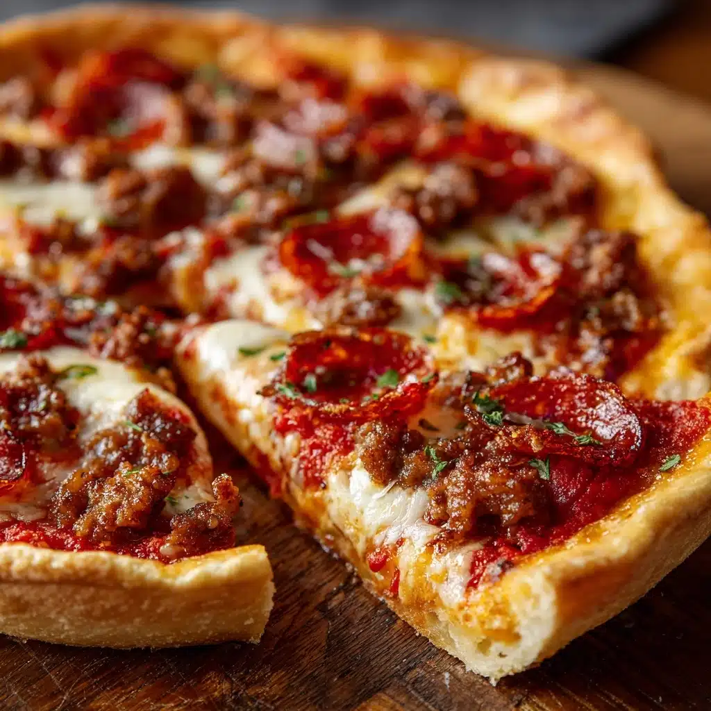 Pizza Burger Pie Recipe - Recipe Image