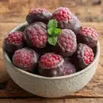 Chocolate Frozen Raspberries Recipe