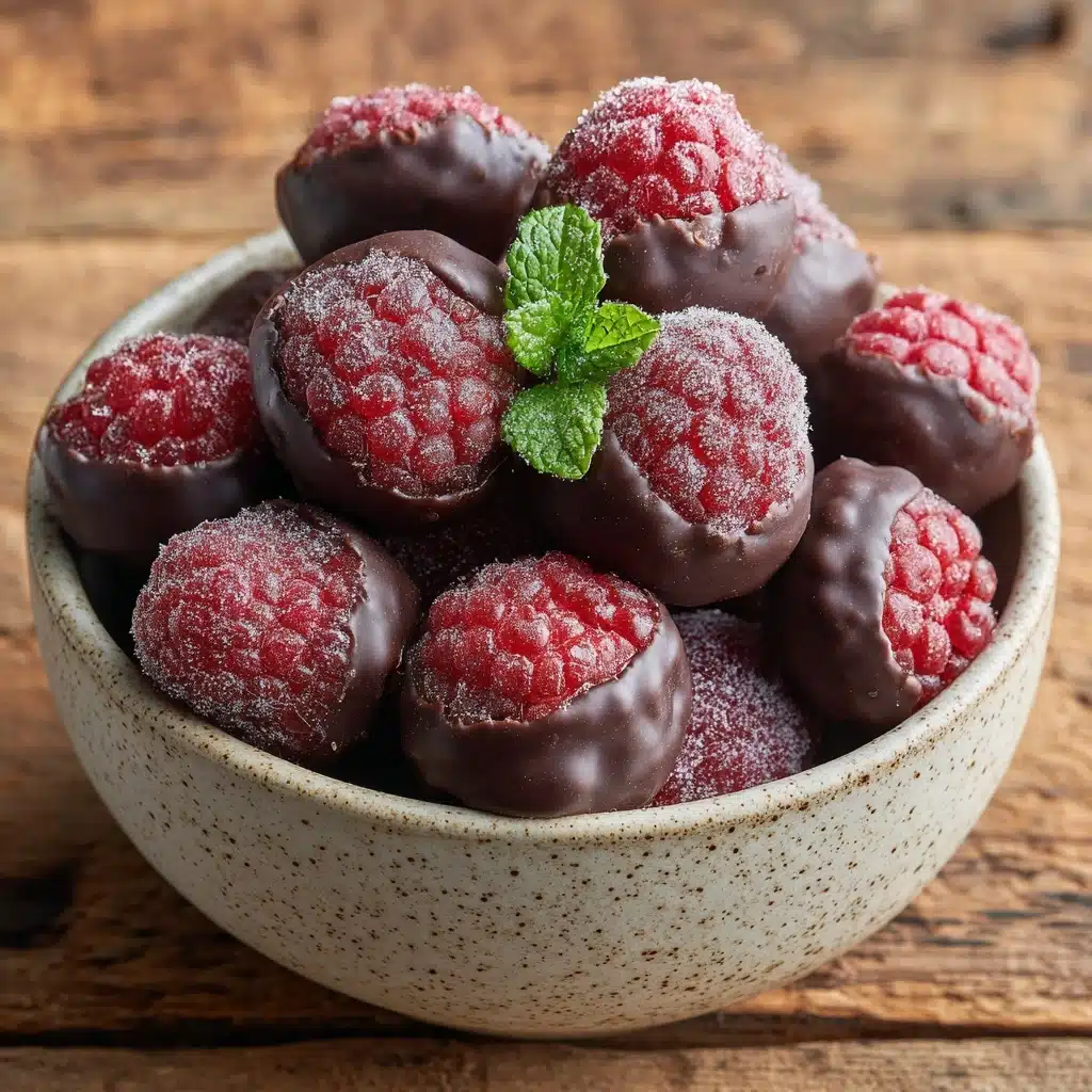 Chocolate Frozen Raspberries Recipe