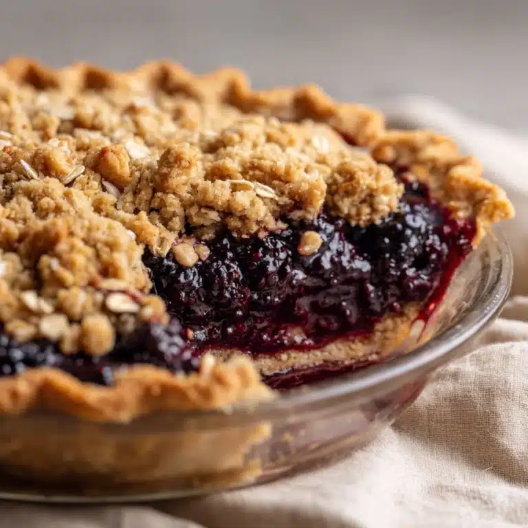 Triple Berry Rhubarb Pie Recipe