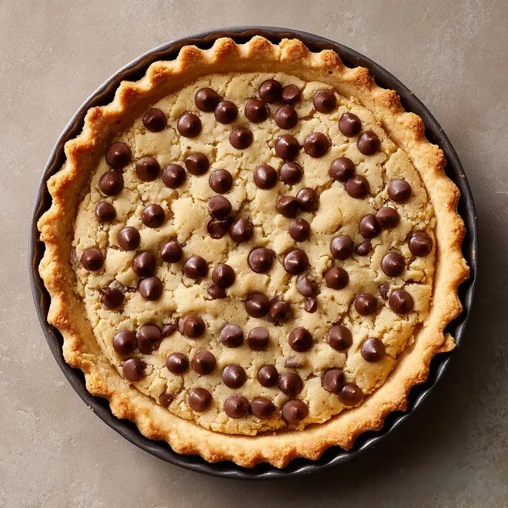 Chocolate Chip Cookie Pie Recipe - Recipe Image