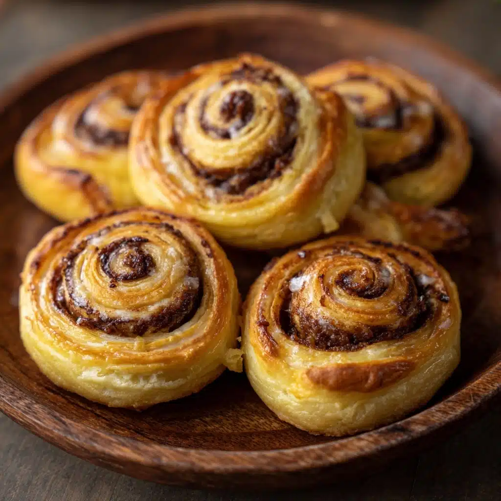 Puff Pastry Cinnamon Rolls Recipe - Recipe Image