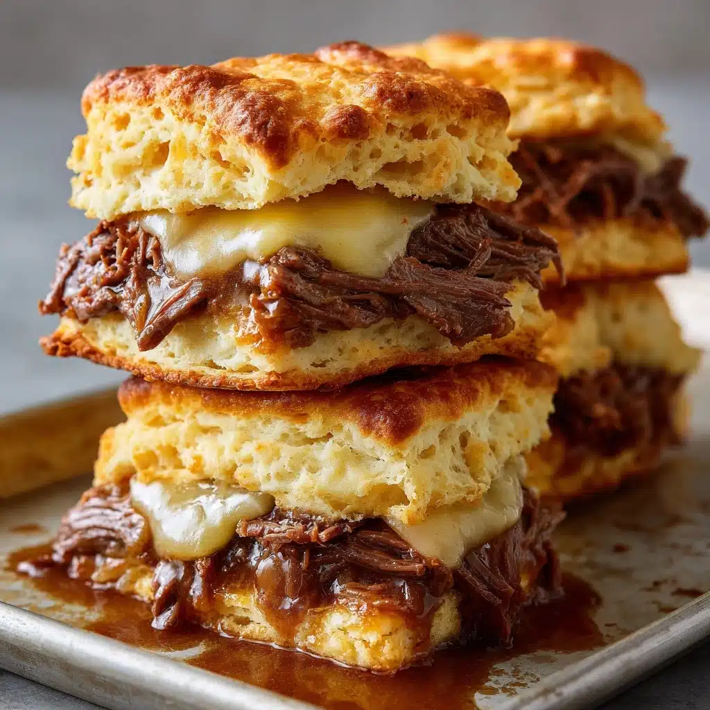 Baked French Dip Biscuits Recipe - Recipe Image