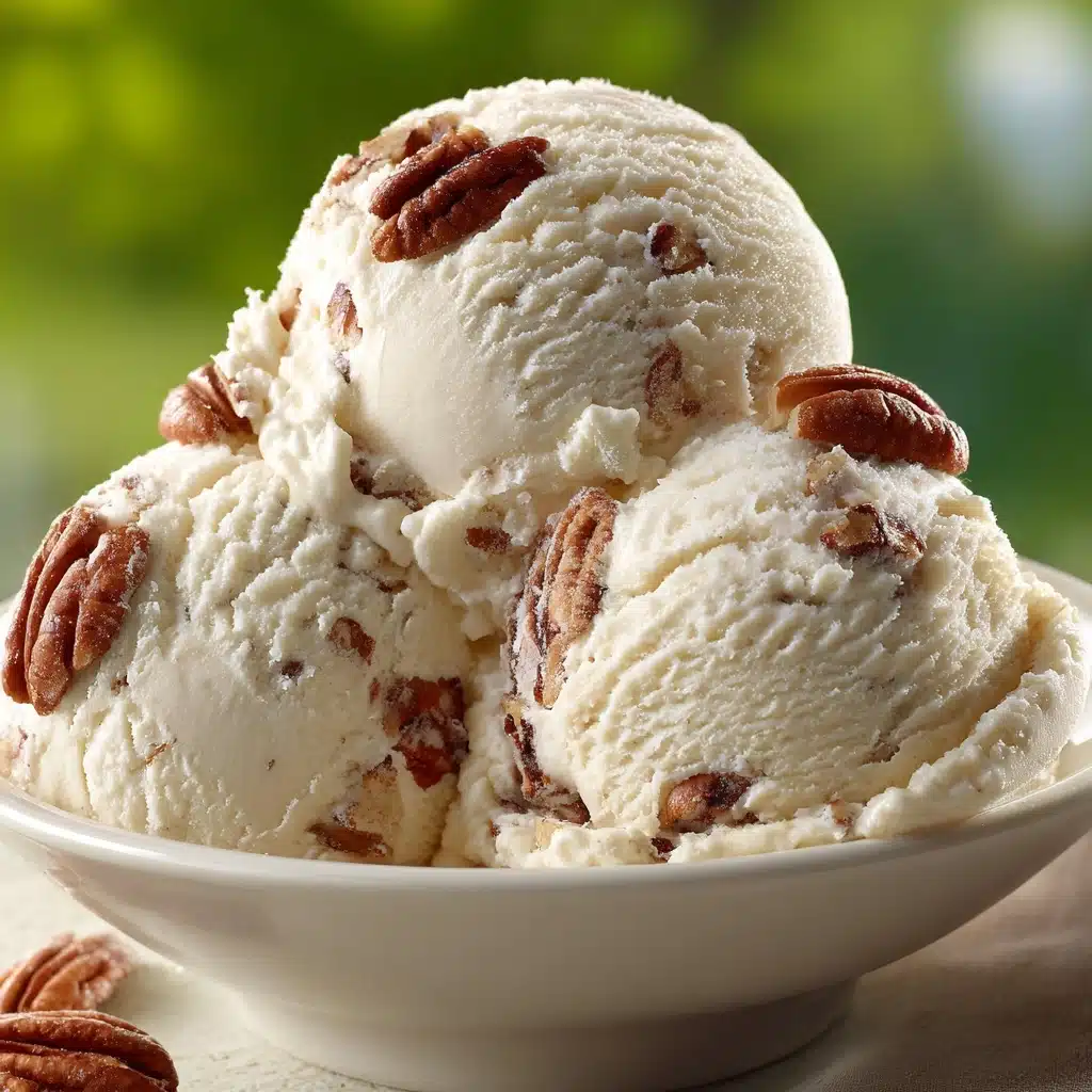 Homemade Butter Pecan Ice Cream Recipe - Recipe Image