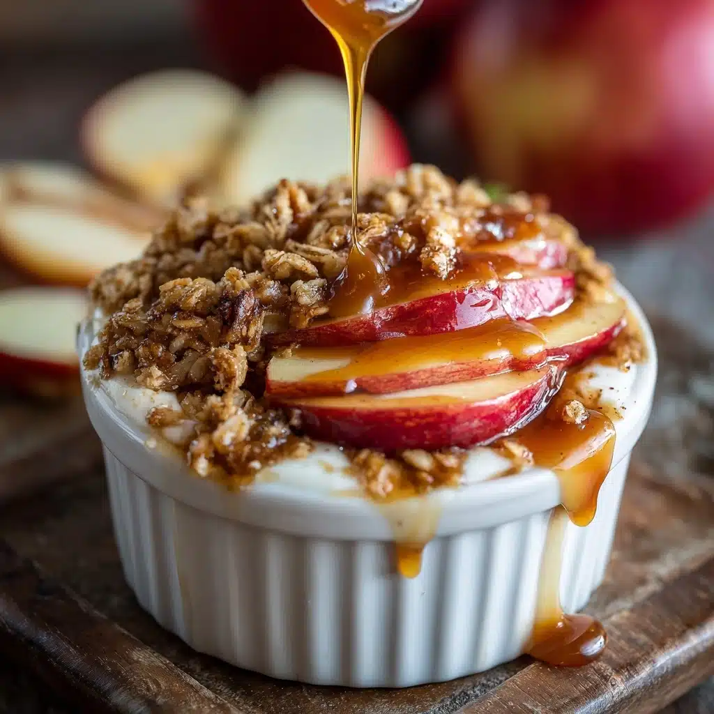 Cream Cheese Caramel Apple Dip with Toffee Bits Recipe - Recipe Image