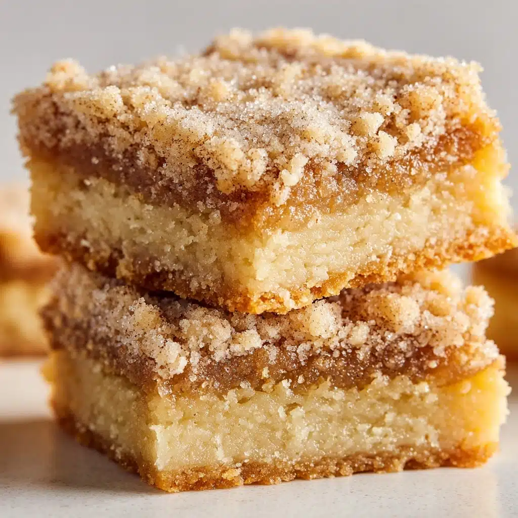 Chewy Snickerdoodle Cookie Bars Recipe - Recipe Image