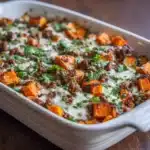 Healthy Ground Turkey Sweet Potato Bake Recipe