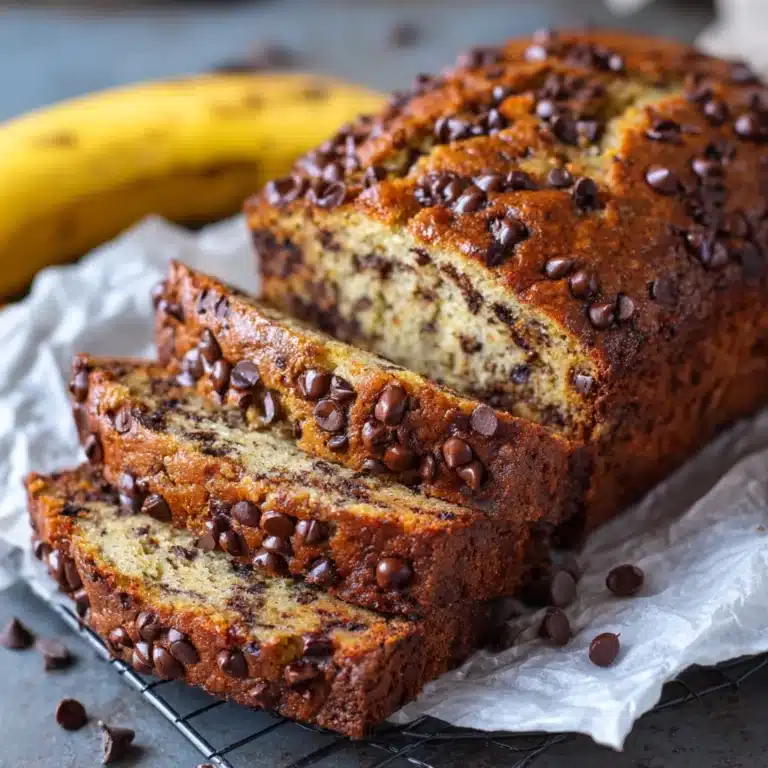 Super Moist Chocolate Chip Banana Bread Recipe