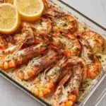 Baked Shrimp with Garlic Lemon Butter Sauce Recipe