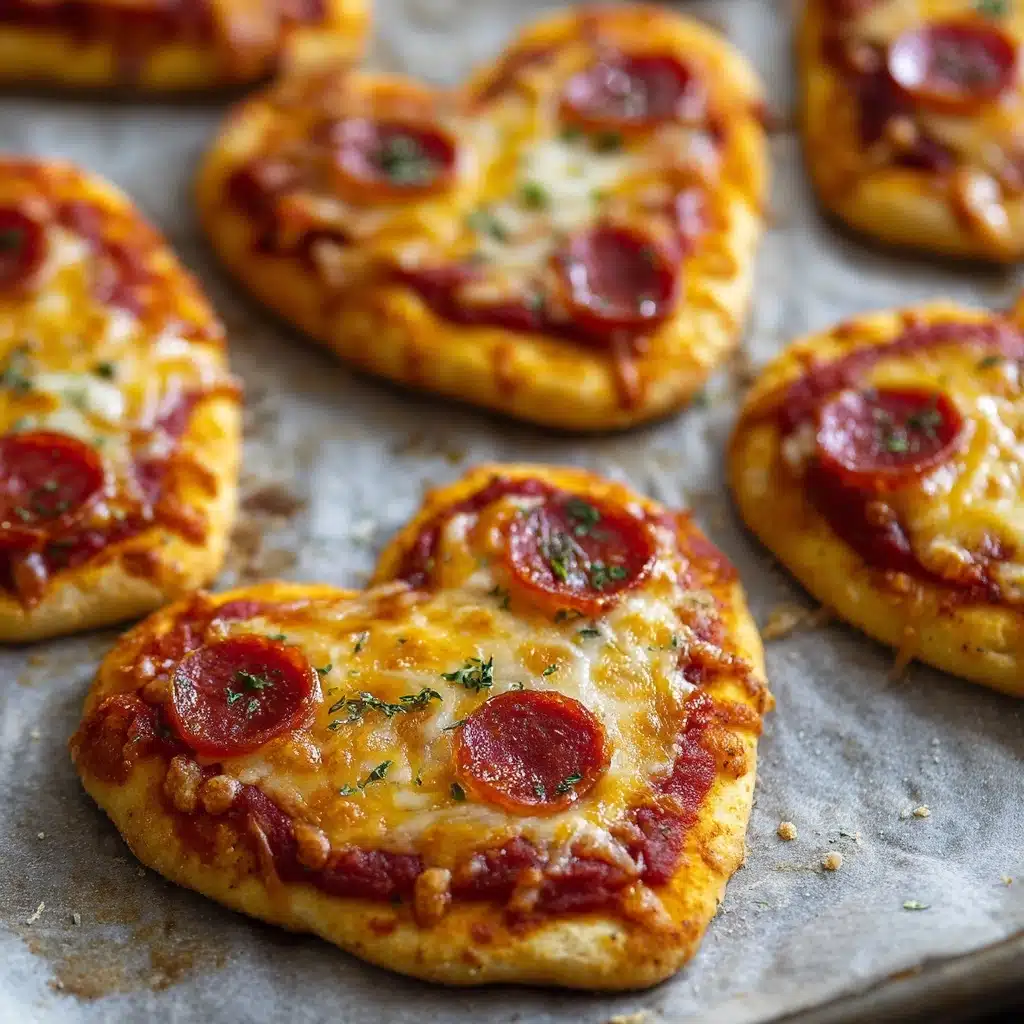 Heart-Shaped Pizzas Recipe - Recipe Image