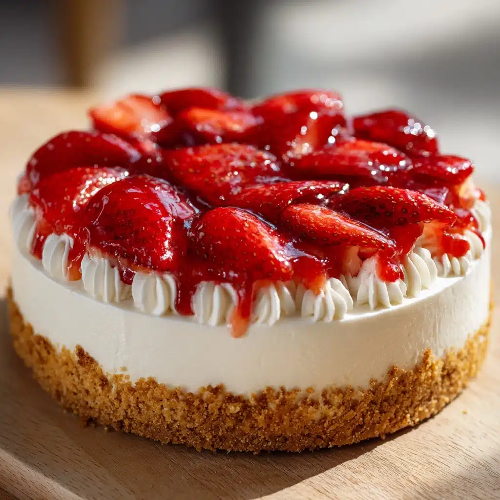 Strawberry Crunch Cheesecake Recipe - Recipe Image