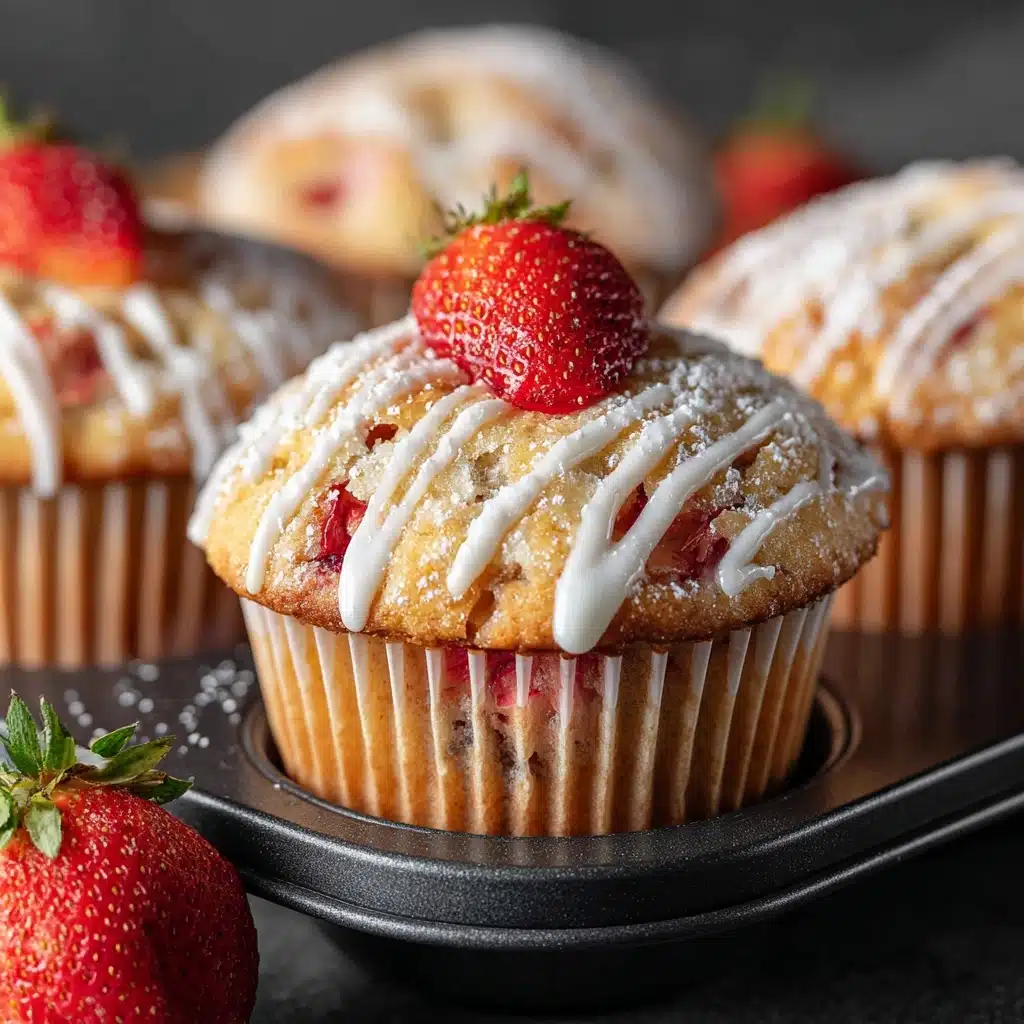 Strawberry Yogurt Muffins Recipe - Recipe Image