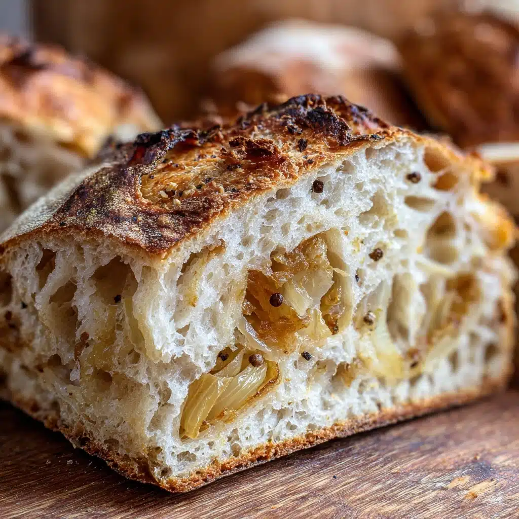 Caramelized Onion & Gouda Sourdough Recipe - Recipe Image