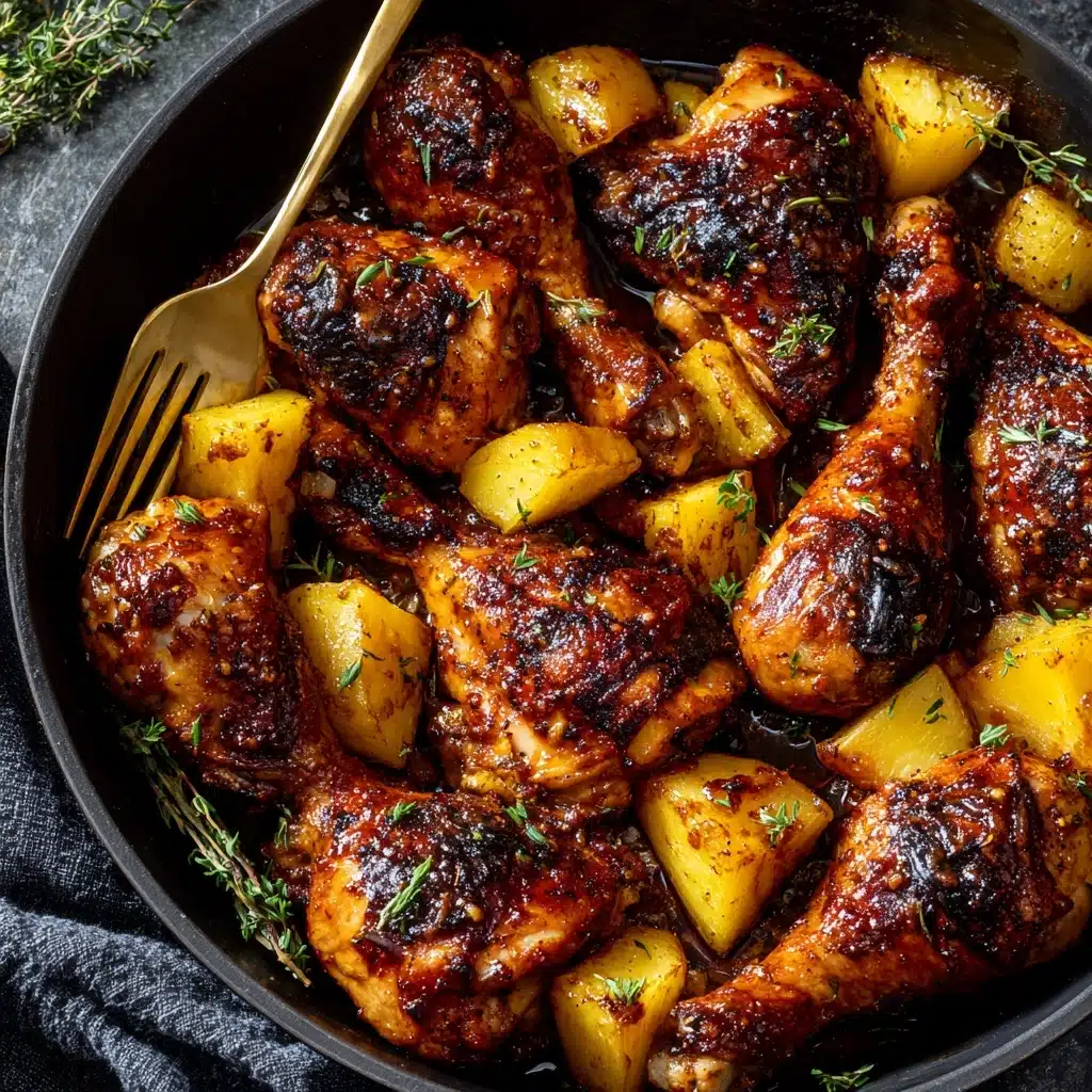 Baked Jamaican Pineapple Jerk Chicken Recipe - Recipe Image