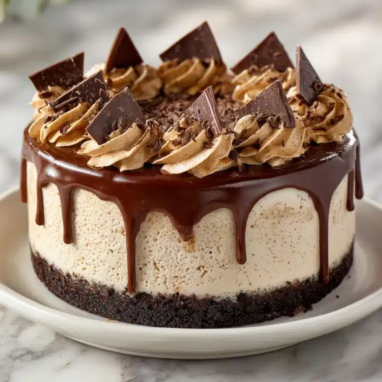 Peanut Butter Chocolate Cheesecake Recipe