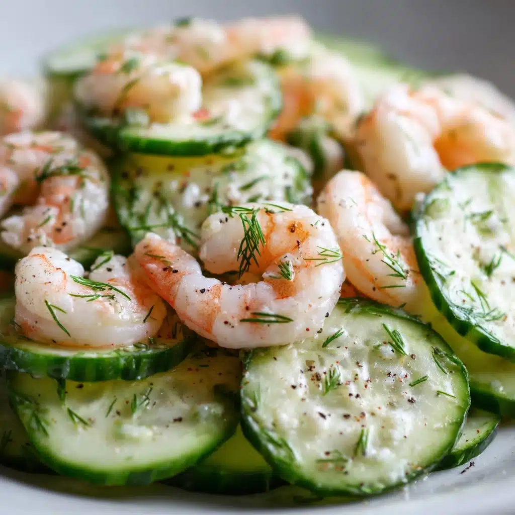 Creamy Cucumber Shrimp Salad Recipe - Recipe Image