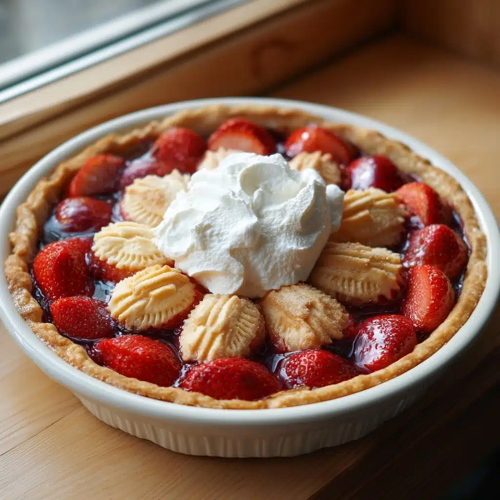 Strawberry Rhubarb Pie Recipe - Recipe Image