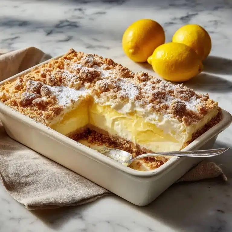 Lemon Cream Cheese Dump Cake Recipe