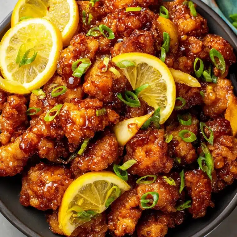 Crispy Chinese Lemon Chicken Recipe