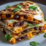 Roasted Sweet Potato and Black Bean Quesadillas Recipe