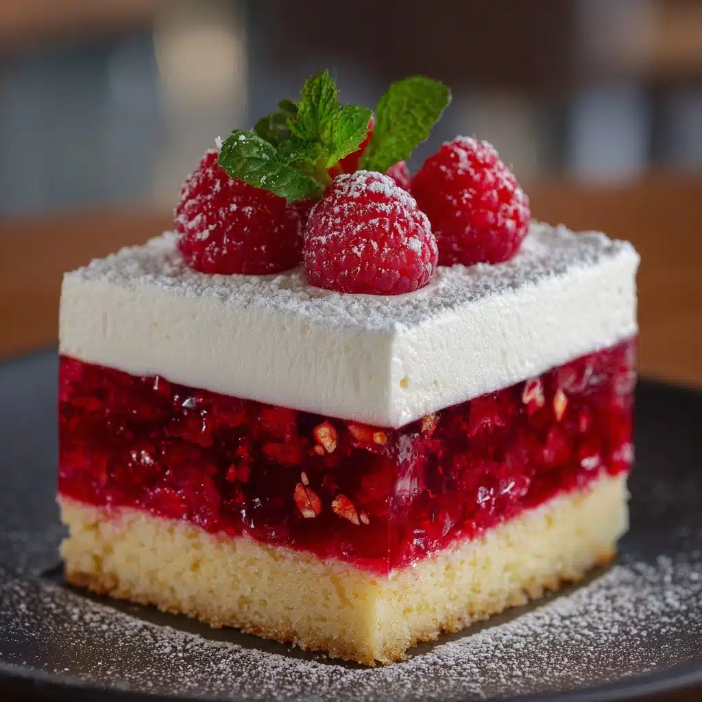 Raspberry Almond Cake with Almond Glaze Recipe - Recipe Image