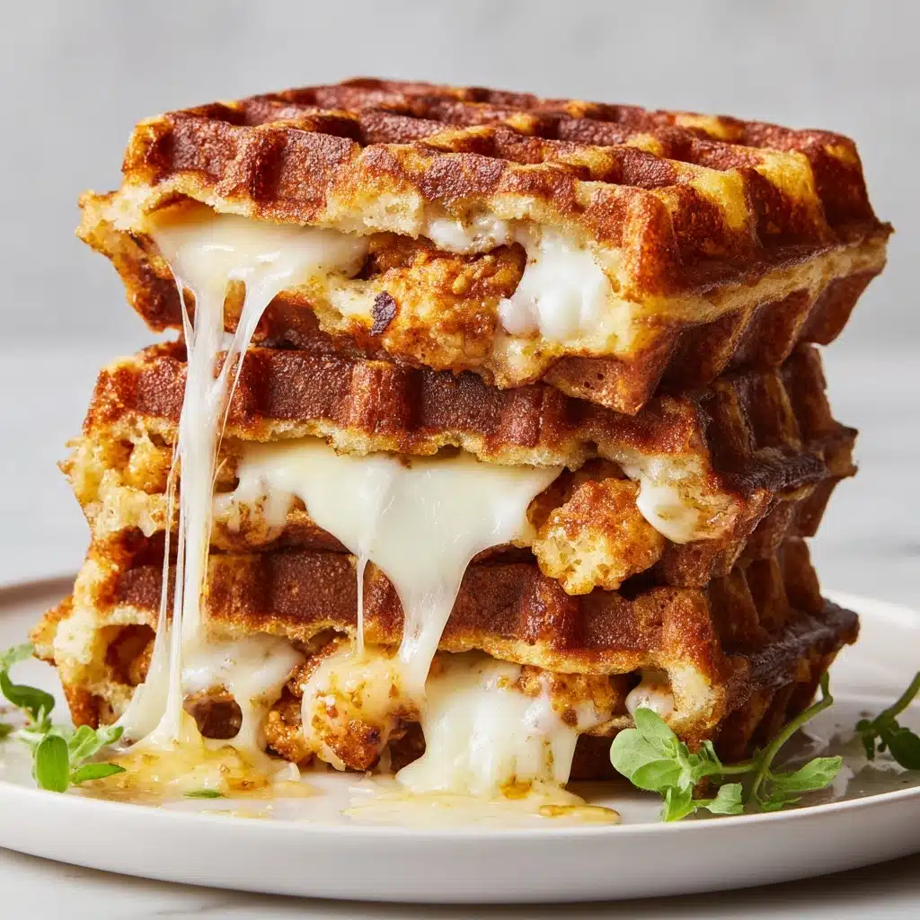 Grilled Cheese Chaffle Recipe - Recipe Image