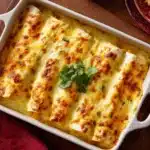 Green Chile and Chicken Mock Enchilada Casserole Recipe